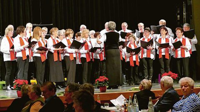 Der Chor der Kreisgruppe Bblingen bei der ...