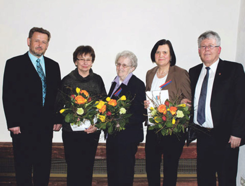 Ehrungen in Dinkelsbhl, von links nach rechts: ...