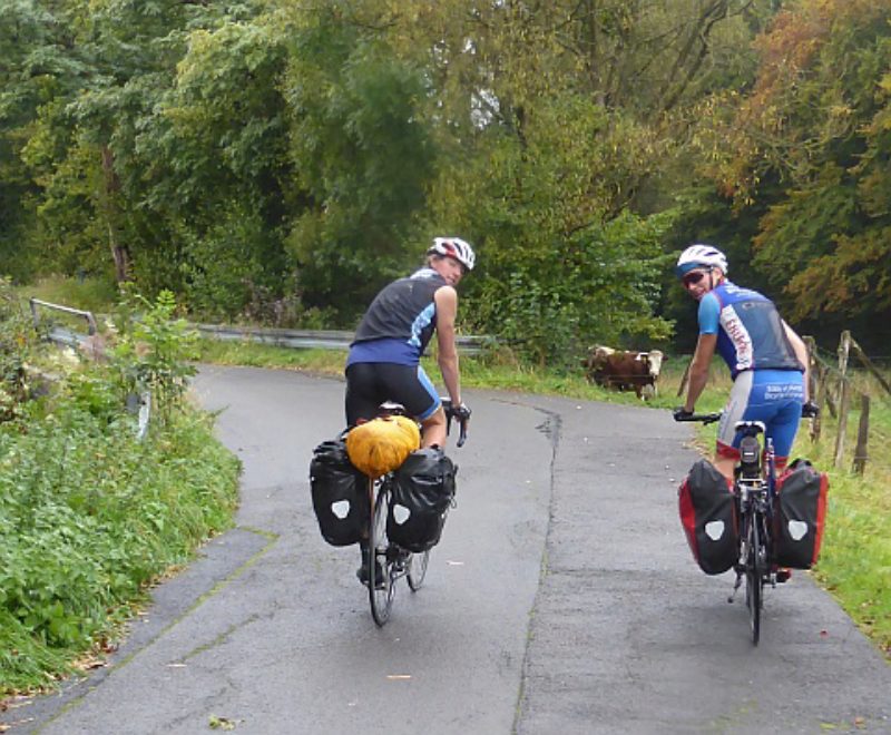 Lukas und Jonas nahmen von der Tour, die sie ...