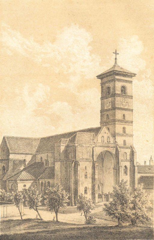 Die Domkirche in Weienburg (spter Karlsburg, ...