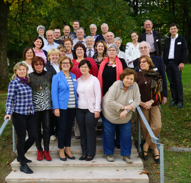 Teilnehmer des Presseseminars in Leitershofen. ...