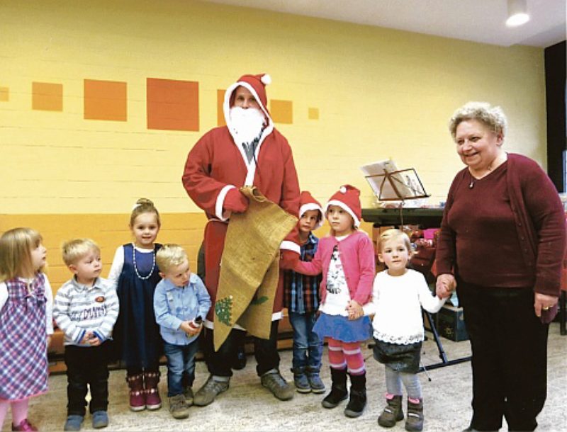 Bei der Steiner Weihnachtsfeier in Oberhausen ...