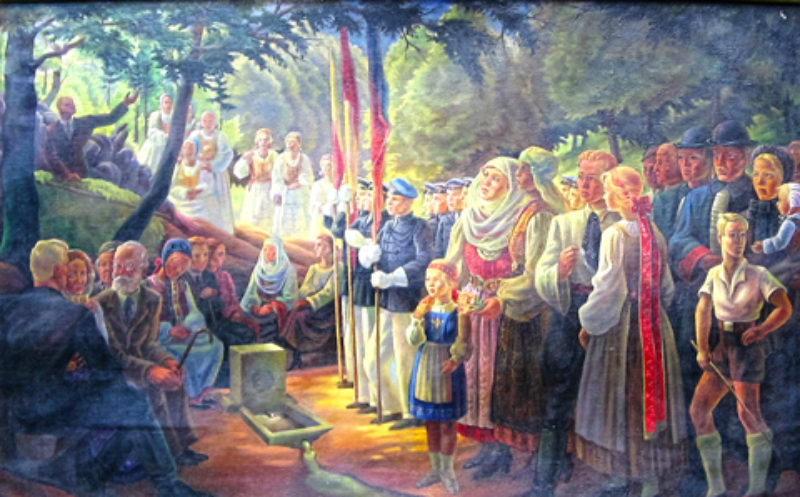 Karl Hbner: Honterusfest in Kronstadt, 1939, l ...