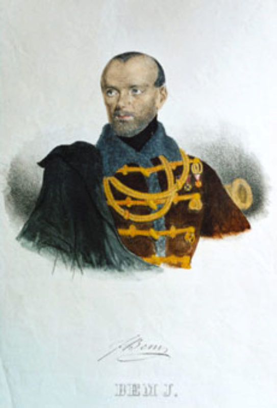 Jzef Bem als Honvd-General, 1849. Kolorierte ...