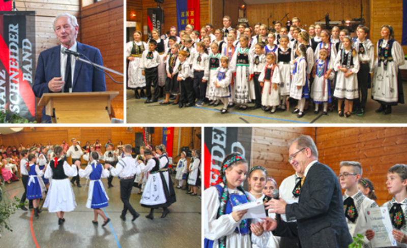 Jubilum in Augsburg (von links oben im ...