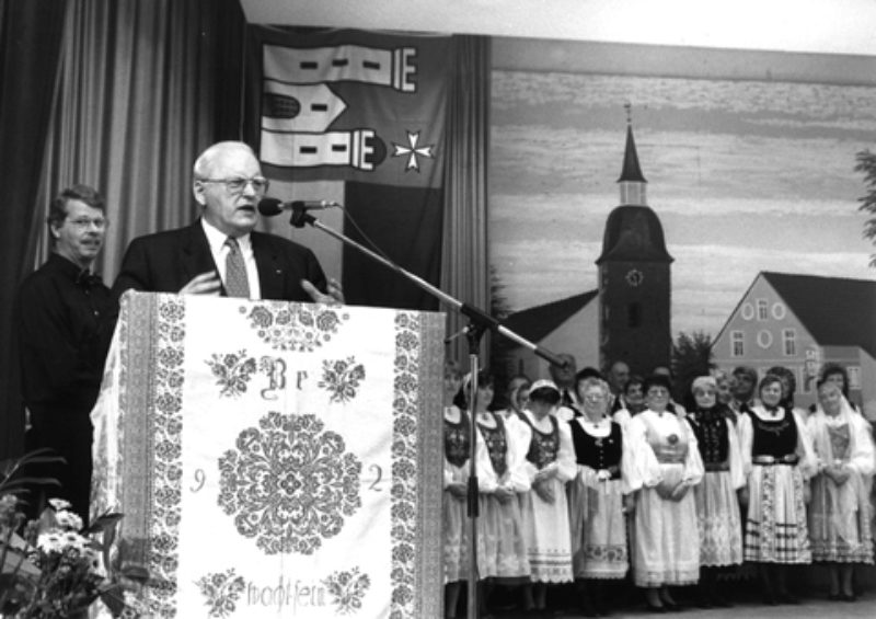 Bundesprsident Roman Herzog bei seiner Ansprache ...