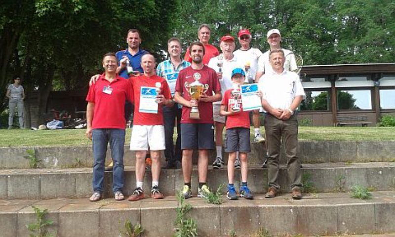 Siegerehrung beim Tennisturnier in Dinkelsbhl, ...