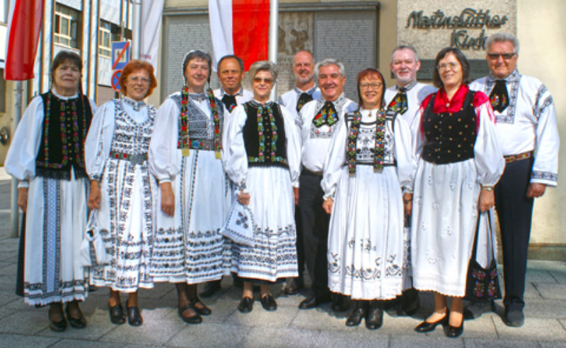 Gruppenbild der siebenbürgisch-sächsischen ...