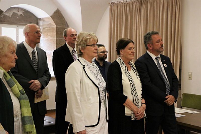 Ausstellungser�ffnung vom 3. Juni in Dinkelsb�hl. ...