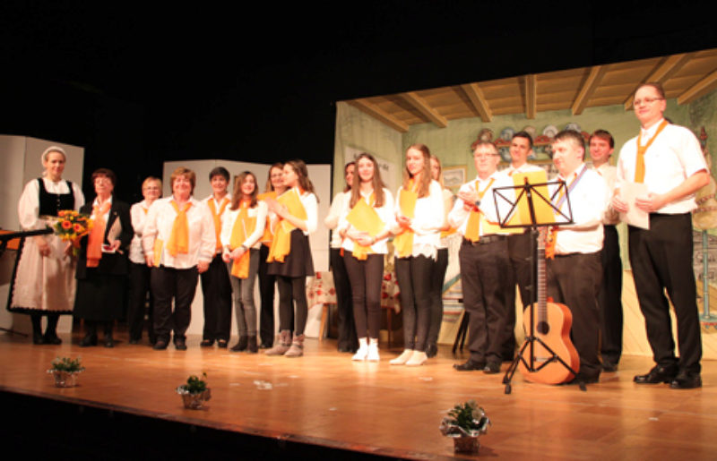 Da Capo Chor bei der 20-Jahr-Feier im Reese ...