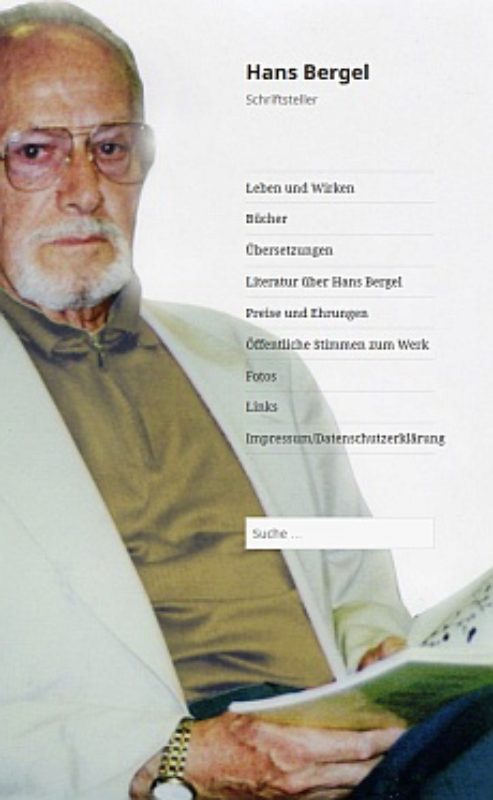 Hans Bergel bietet auf seiner Homepage umfassende ...