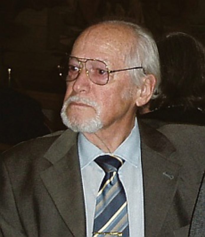 Hans Bergel beim Jahresempfang 2008 des Verbandes ...