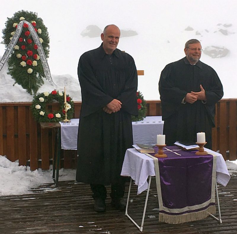 Gedenkfeier am Ostermontag am Buleasee, ...