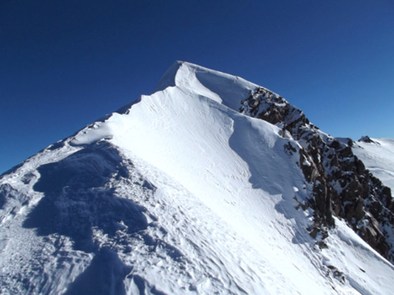 Bosses Grat, auf dem Weg zum Mont Blanc 4808 m, ...