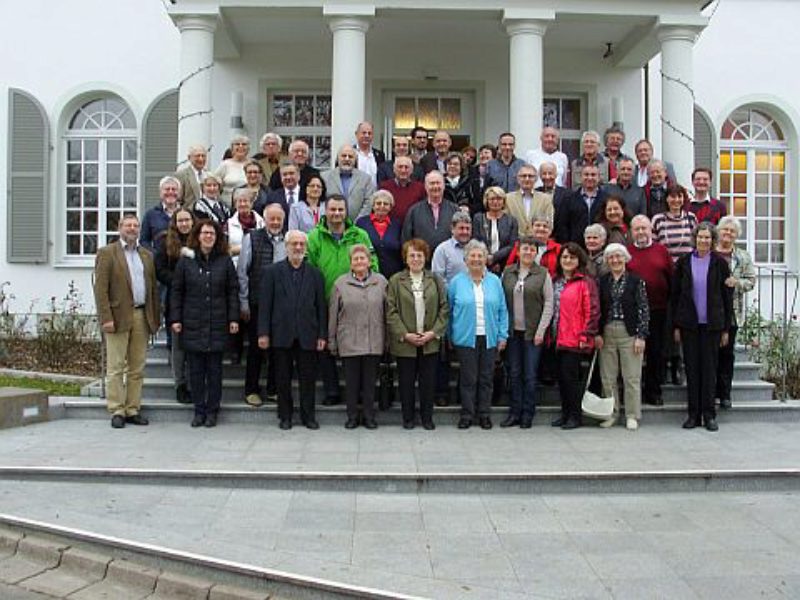 Die Teilnehmer des Landler-Seminars in der ...