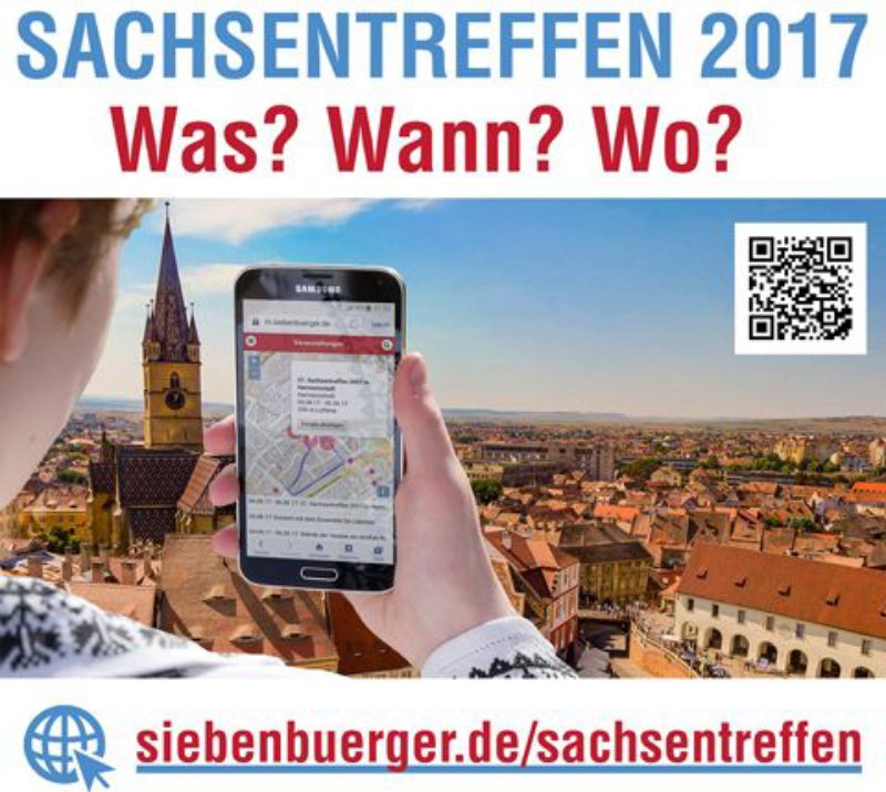 In der WebApp unter siebenbuerger.de/sachsentreffen ...