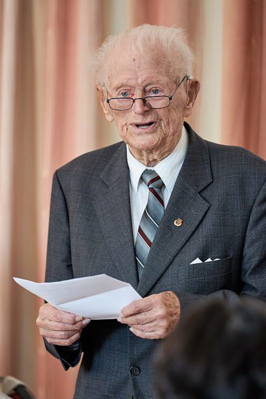 Dr. Fritz Frank begrüßte bei seiner 95. ...
