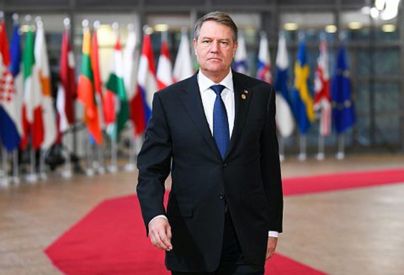 Rumäniens Staatspräsident Klaus Johannis wird ...