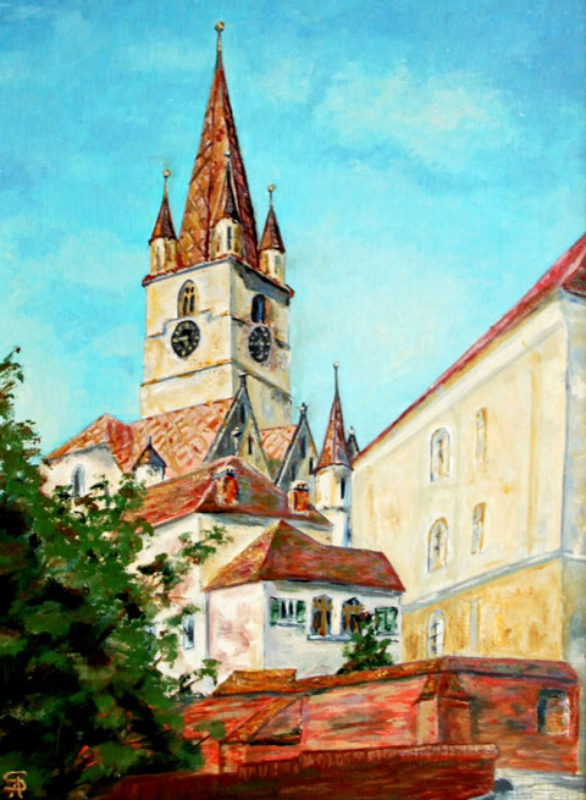 Arnold Sienerth: Stadtpfarrkirche in Hermannstadt ...