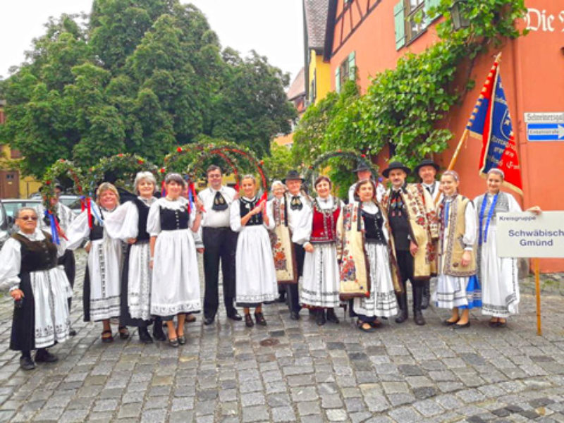 Trachtengruppe der Kreisgruppe Schwbisch Gmnd ...