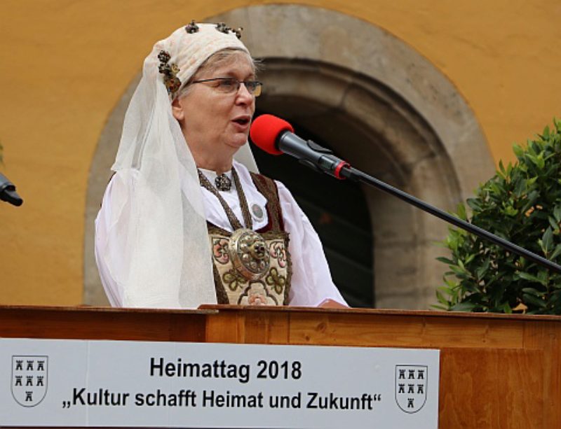 Die Bundesvorsitzende Herta Daniel sprach am ...