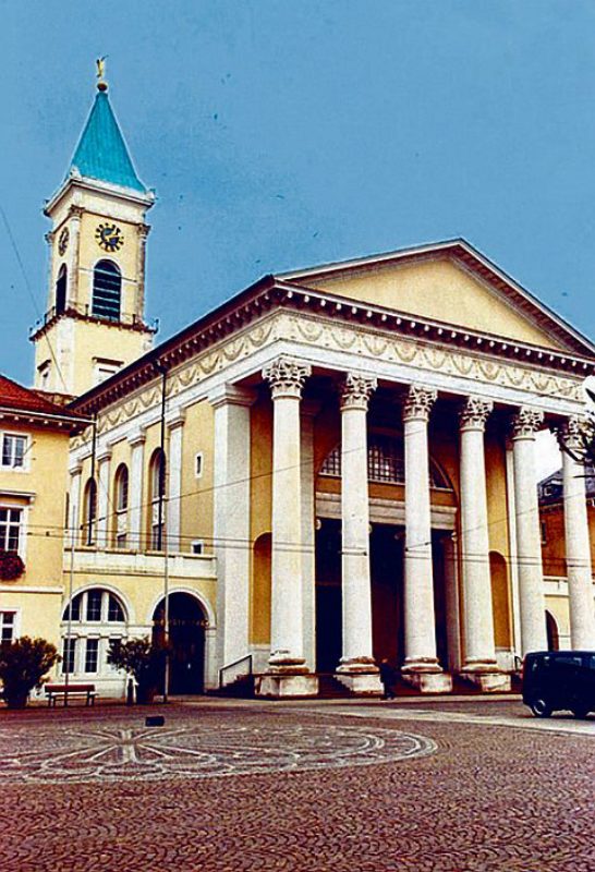 Evangelische Stadtkirche in Karlsruhe ...