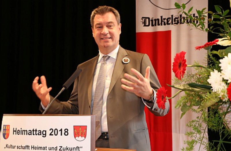 Der bayerische Ministerpräsident Dr. Markus Söder ...