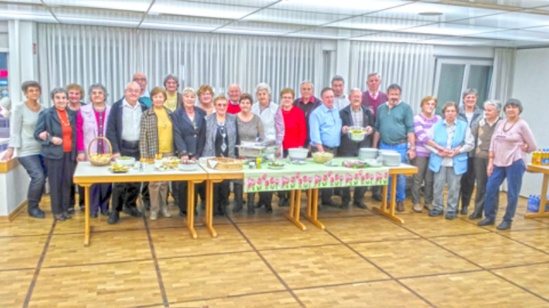 Die unermdlichen Helfer der Kreisgruppe ...