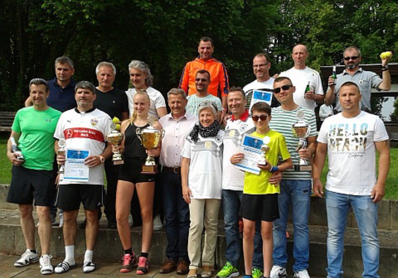 Siegerehrung beim Tennisturnier 2018 in ...