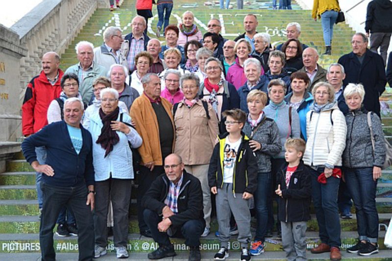 Reisende der Kreisgruppe Ulm in Wien. Foto: ...