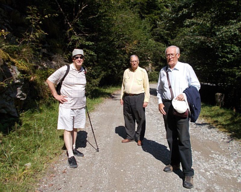 Wolfgang, Manfred und Joachim Wittstock am Tag ...