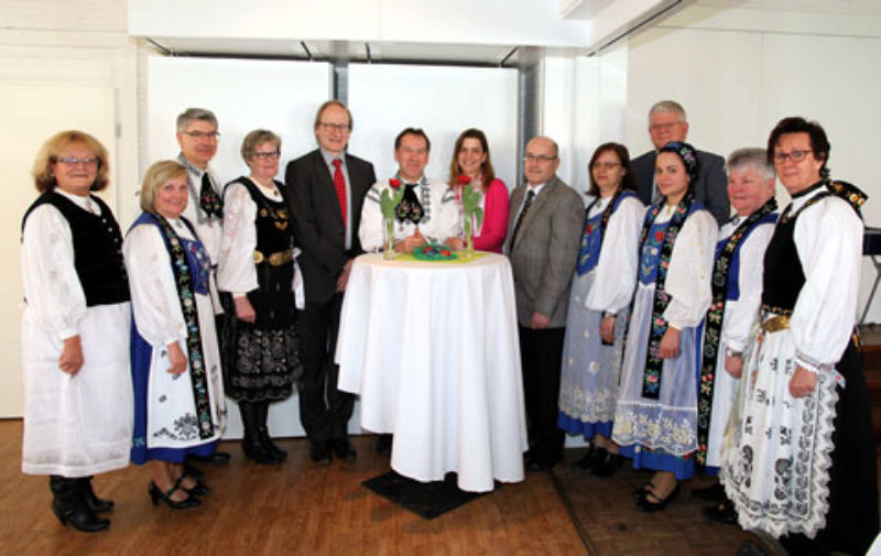 Vorstand Kreisgruppe Wolfsburg, in der Mitte ...