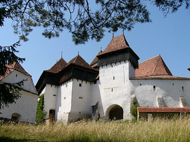 Kirchenburg in Deutsch-Weikirch, Siebenbrgen /@ ...