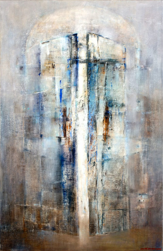 Pforte, 2007, l auf Leinwand, 100 x 65 ...