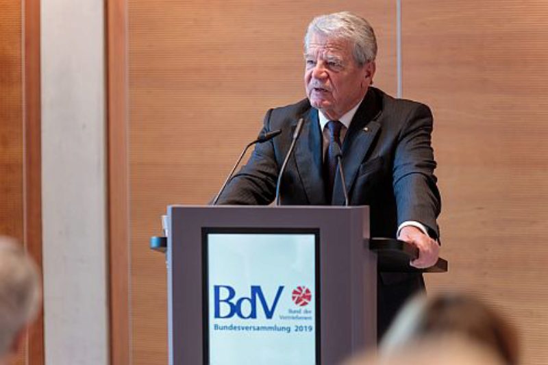 Altbundespräsident Dr. h.c. Joachim Gauck wurde ...