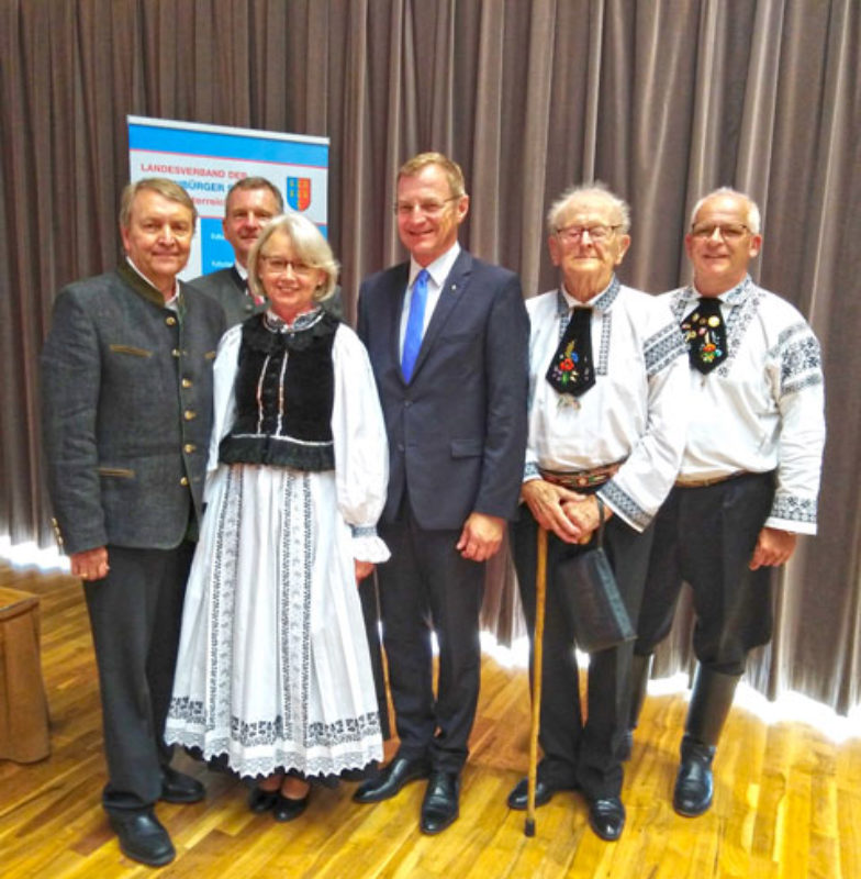 Erinnerungstag in Wels, von links: Kons. Mag. ...