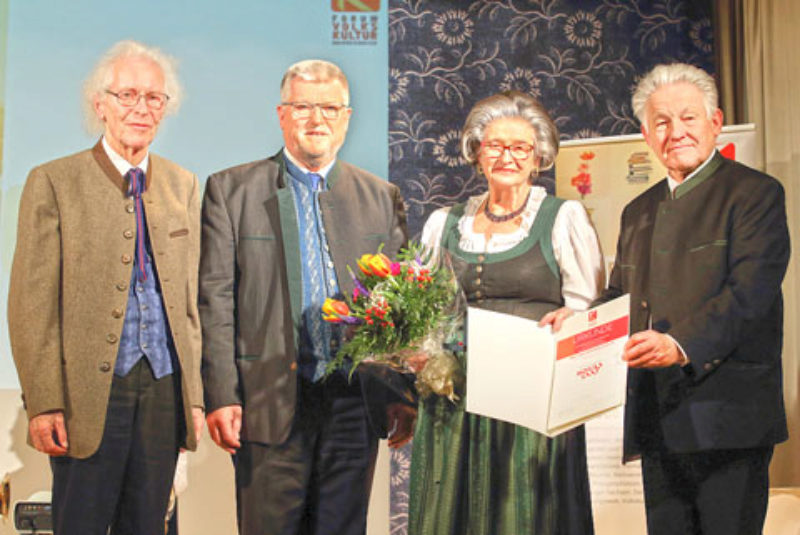 Ehrung fr Kons. Monika Haas, von links: Prof. ...