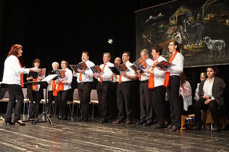 Der Chor „Siebenbürgische Harmonie“ unter der ...