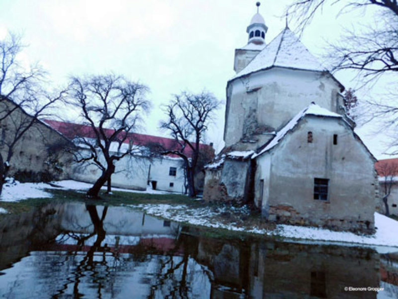 Kirchenanlage von Streitfort, Mrz 2018. Foto: ...