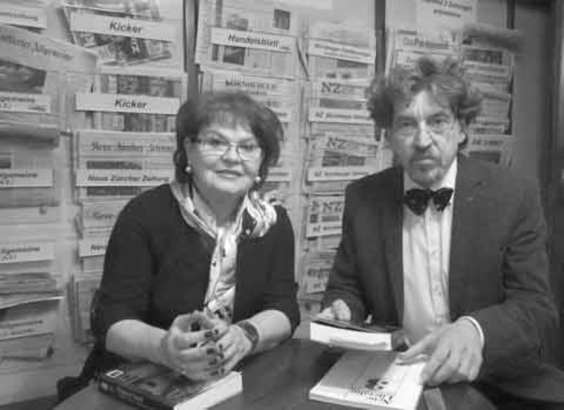 Dagmar Dusil und Josef Balazs whrend des ...