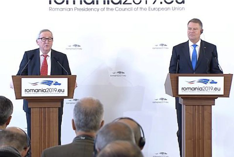 Pressekonferenz von EU-Kommissionchef Jean-Claude ...