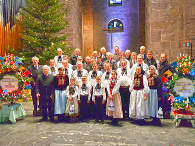 Groauer Leuchtersnger in der Stadtkirche ...