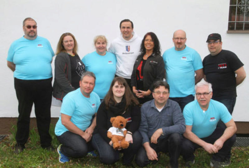 Das RTI-Team in Gppingen, hintere Reihe, von ...