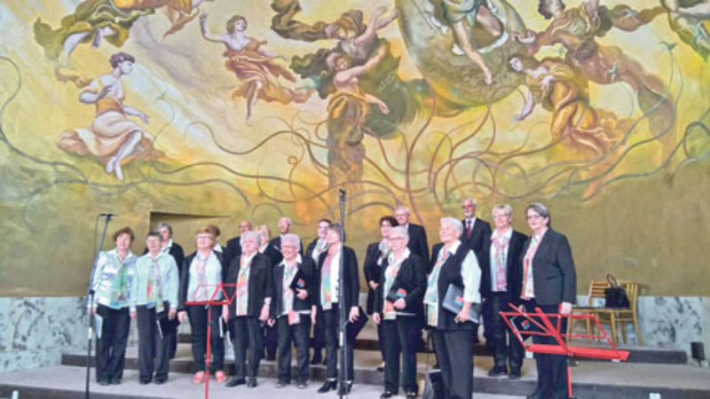 Auftritt des Chors der Kreisgruppe Stuttgart ...