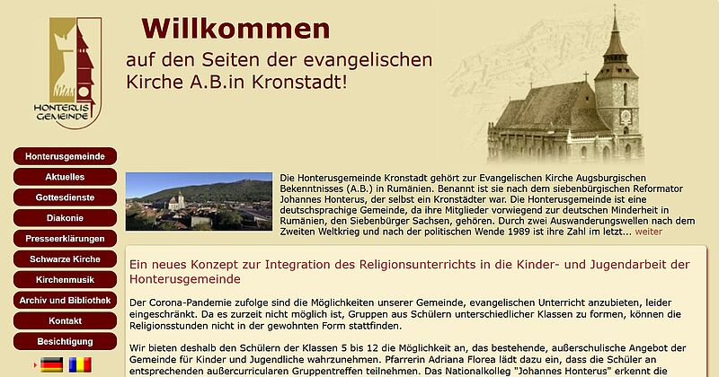 Homepage der evangelischen Honterusgemeinde in ...