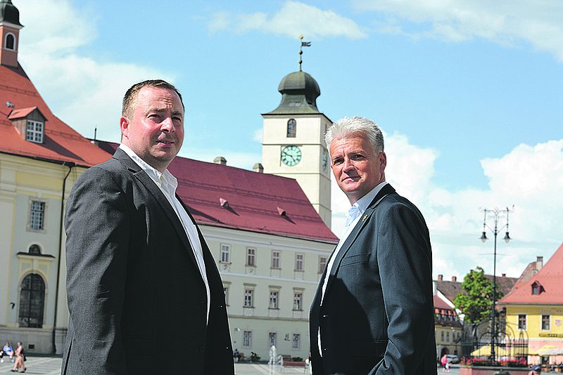 Gabriel Tischer (rechts) und Wolfgang Kber, ...