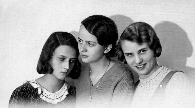 Die Leicht-Schwestern Gerda, Elisabeth und ...