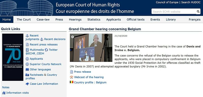 Europäischer Gerichtshof für Menschenrechte in ...