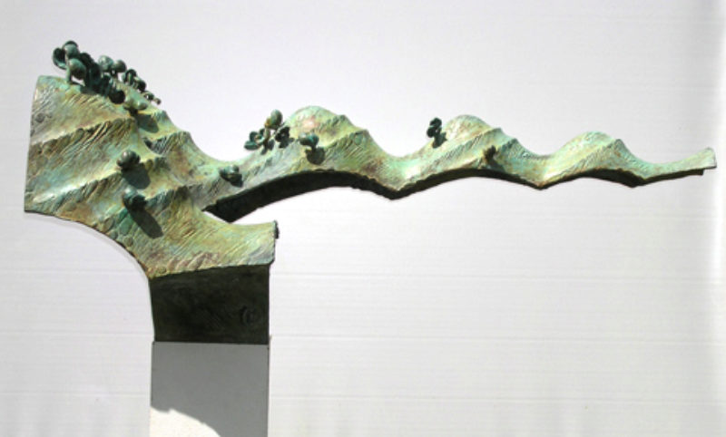 Kurtfritz Handel: Eibesdorfer Berge, 2009, Bronze ...