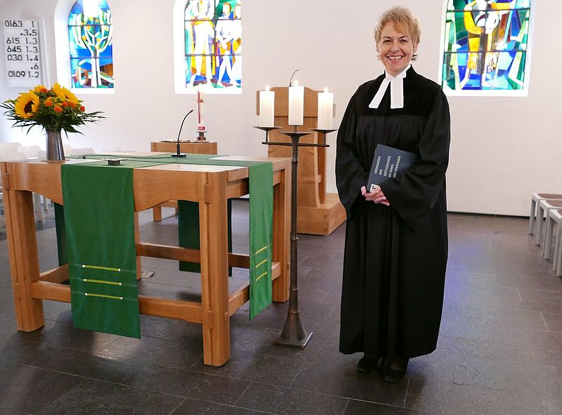 Pfarrerin Melitta Mller-Hansen nach einem ...